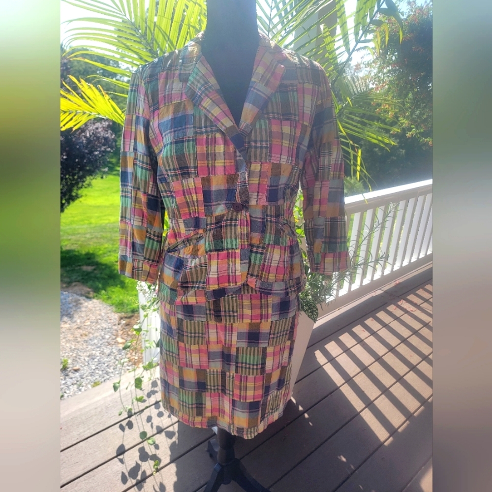 Womans Chadwicks Patchwork Suit - image 1